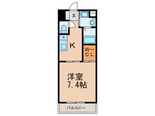 ＡｌｅｔｔＡ合川町の物件間取画像